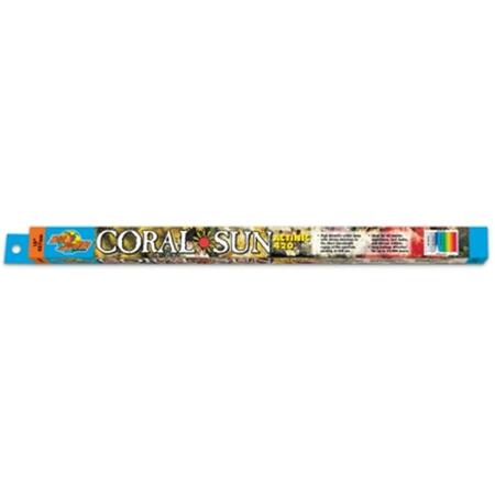 ZOO MED -Aquatrol Coral Sun Actinic 420 Coral T-8 Bulb 48 In.- 1 lbs. ZM05548
